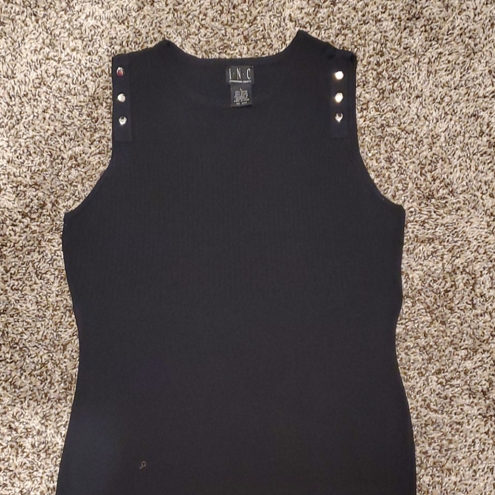 Black tank top